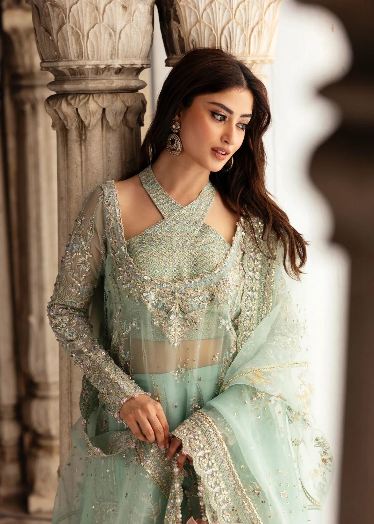 Kanwal Malik | Maahi Festive 26 | Hareem - Formal Dress - available at Maria Faisal in UK and USA.