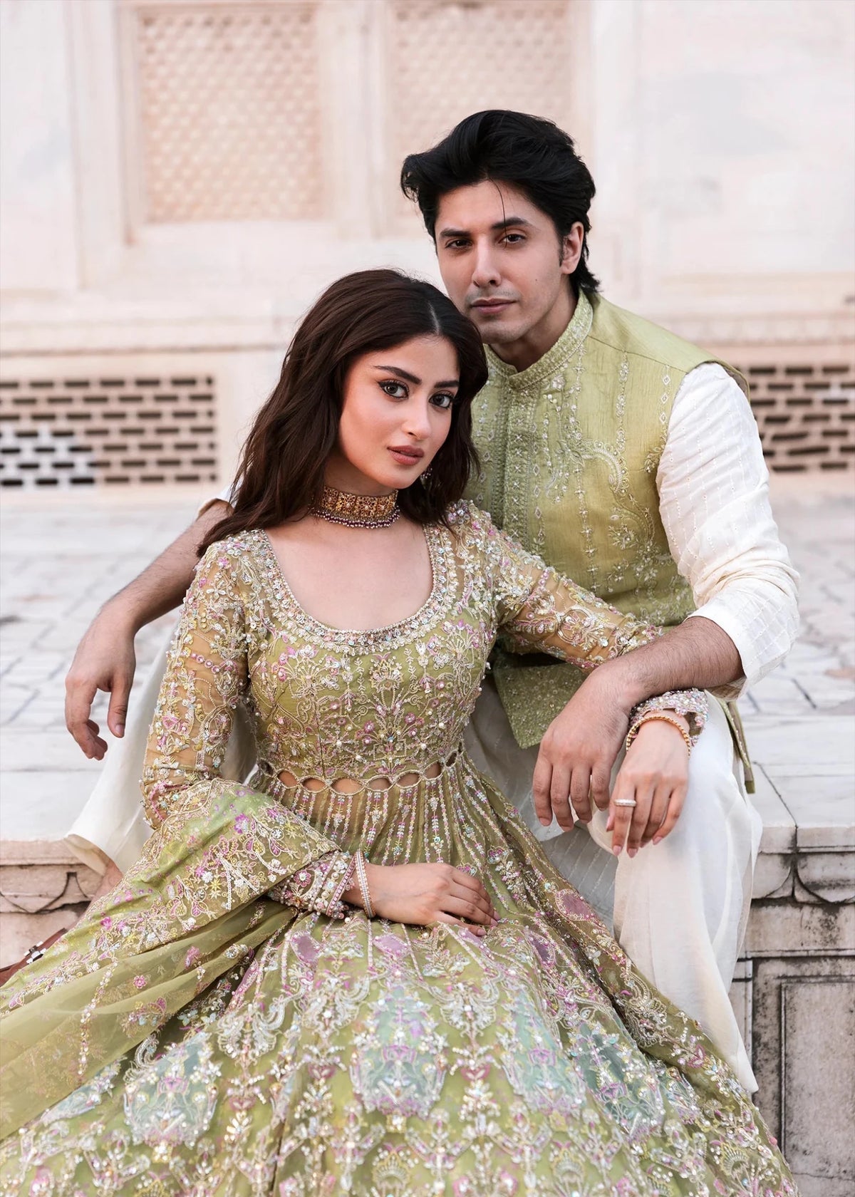 Kanwal Malik | Maahi Festive 26 | Nayab - Formal Dress - available at Maria Faisal in UK and USA.
