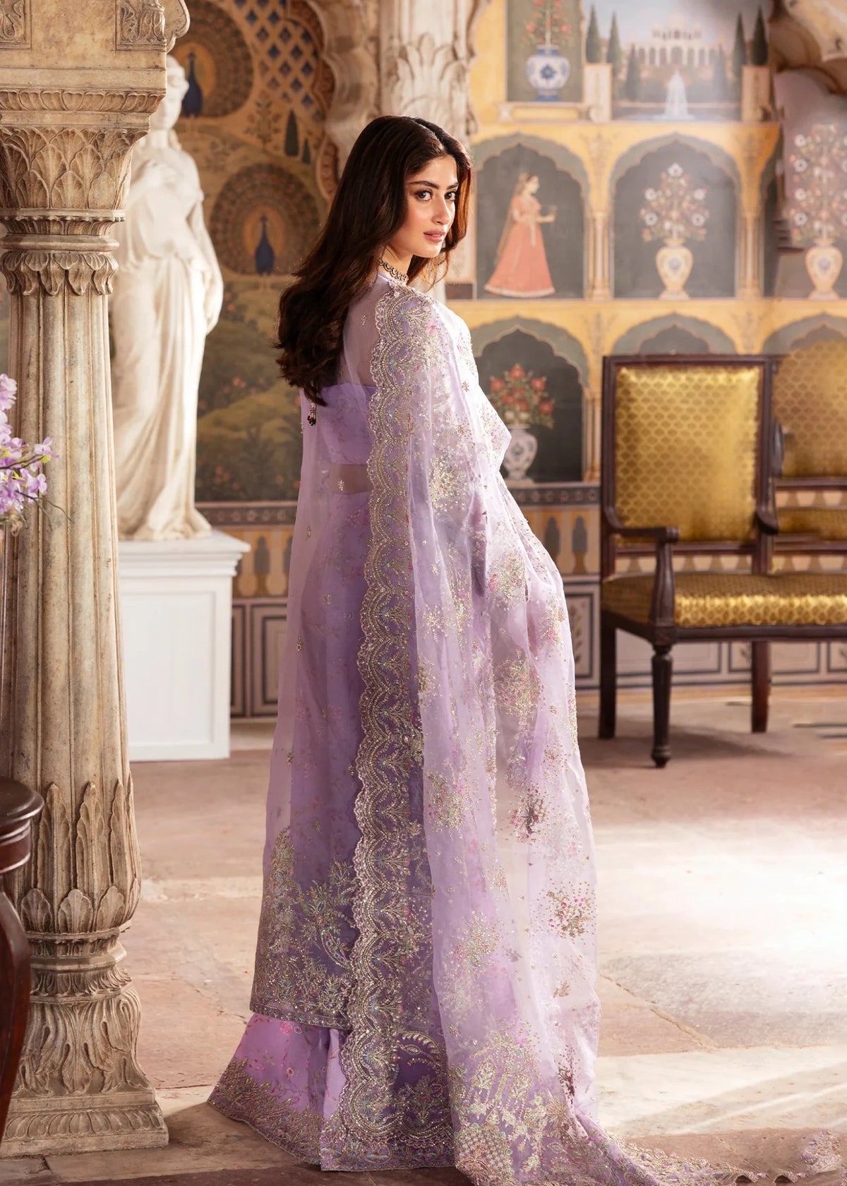 Kanwal Malik | Maahi Festive 26 | Ayla - Formal Dress - available at Maria Faisal in UK and USA.