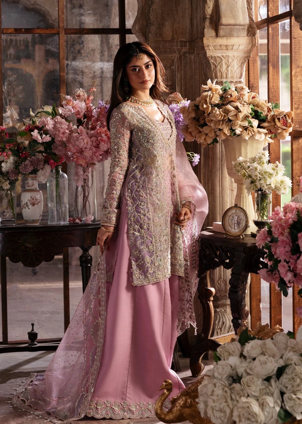 Kanwal Malik | Maahi Festive 26 | Mehru - Formal Dress - available at Maria Faisal in UK and USA.