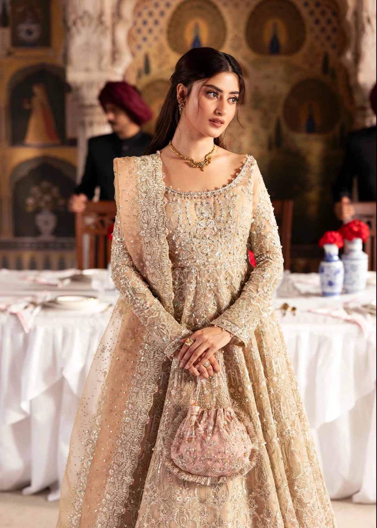 Kanwal Malik | Maahi Festive 26 | Zaariya - Formal Dress - available at Maria Faisal in UK and USA.