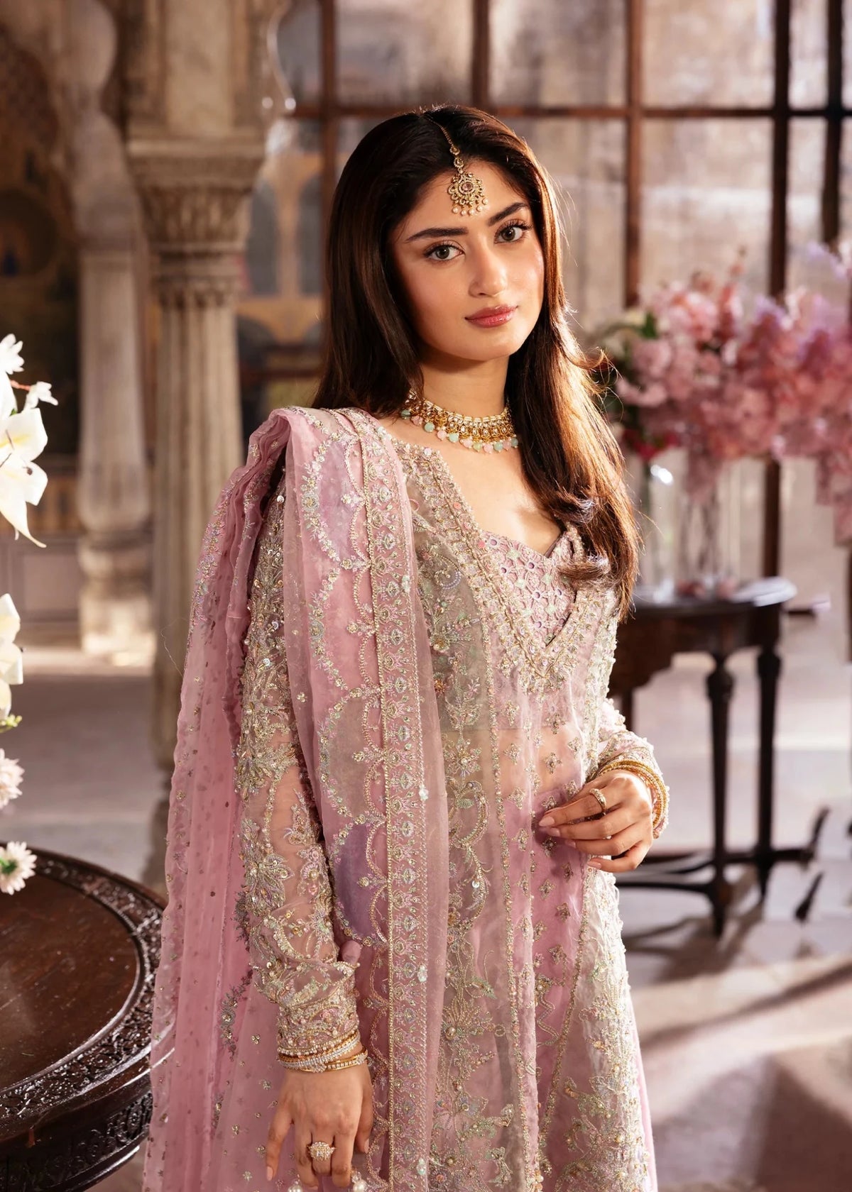 Kanwal Malik | Maahi Festive 26 | Mehru - Formal Dress - available at Maria Faisal in UK and USA.