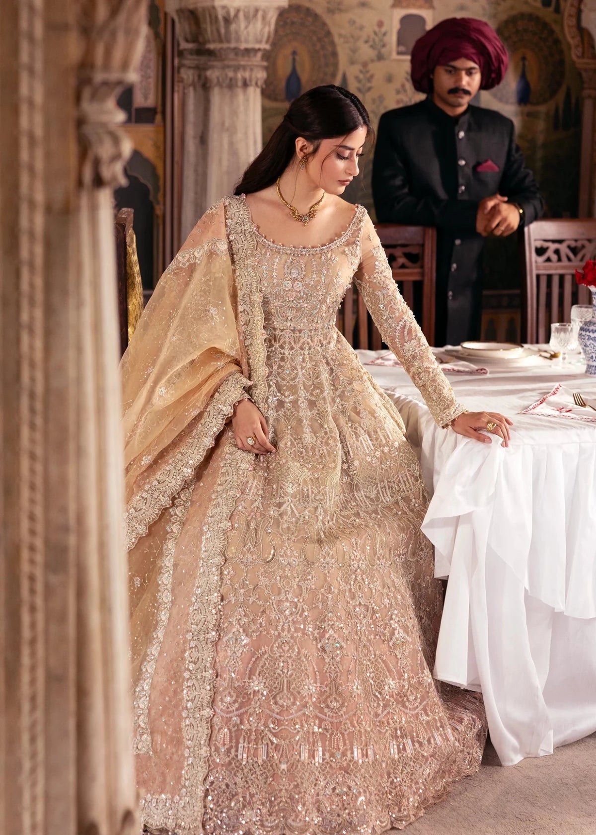 Kanwal Malik | Maahi Festive 26 | Zaariya - Formal Dress - available at Maria Faisal in UK and USA.