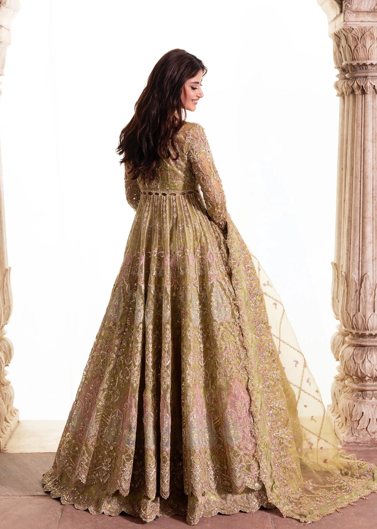 Kanwal Malik | Maahi Festive 26 | Nayab - Formal Dress - available at Maria Faisal in UK and USA.