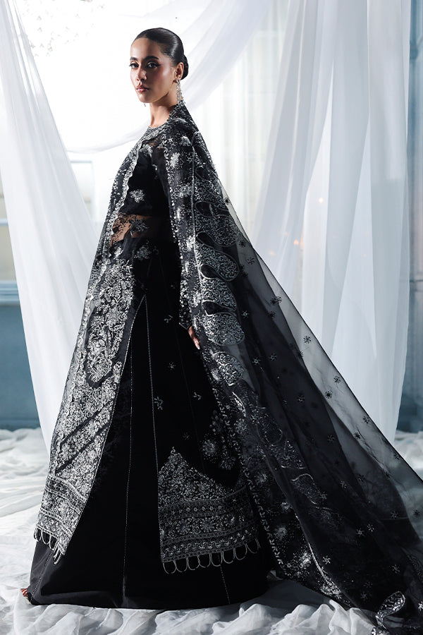 Saffron | Zynoria Formals 25 | Onyx - Formal Dress - available at Maria Faisal in UK and USA.