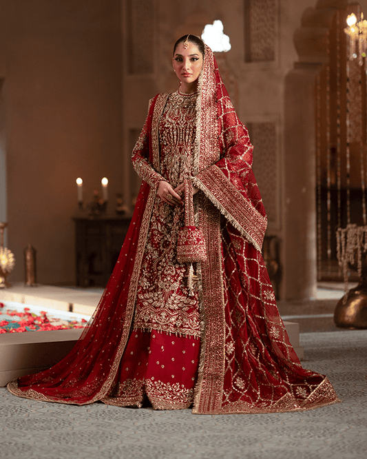 Zevk | Mughal Raniya | Mughal Mah Rani by Maria Faisal - Registered Vendor of : Zevk - type : Ladies Clothes - 100% original wedding dresses