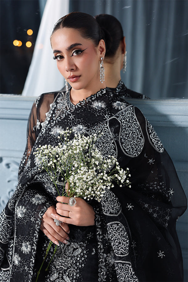 Saffron | Zynoria Formals 25 | Onyx - Formal Dress - available at Maria Faisal in UK and USA.