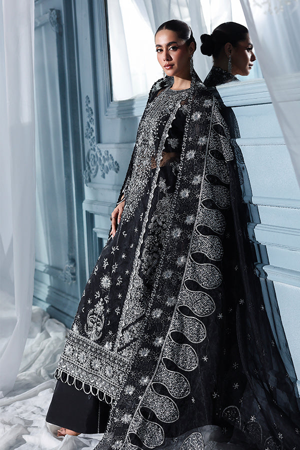 Saffron | Zynoria Formals 25 | Onyx - Formal Dress - available at Maria Faisal in UK and USA.