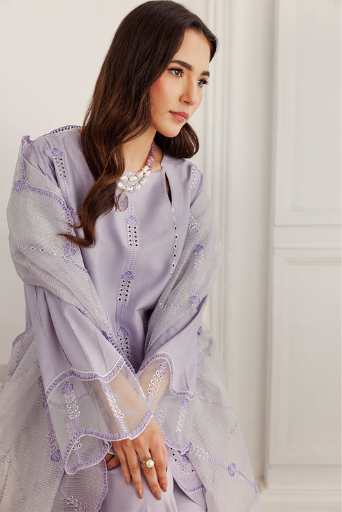 Saffron | Le Soleil 25 | Lilac Dust - Formal Dress - available at Maria Faisal in UK and USA.