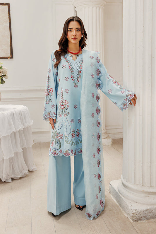 Saffron | Le Soleil 25 | Blush Skies - Formal Dress - available at Maria Faisal in UK and USA.