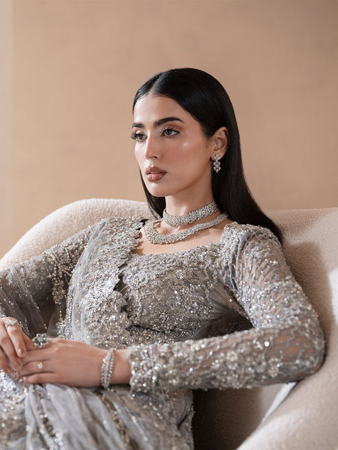 Epoque | Reve Luxury Formals | Astre - Formal Dress - available at Maria Faisal in UK and USA.