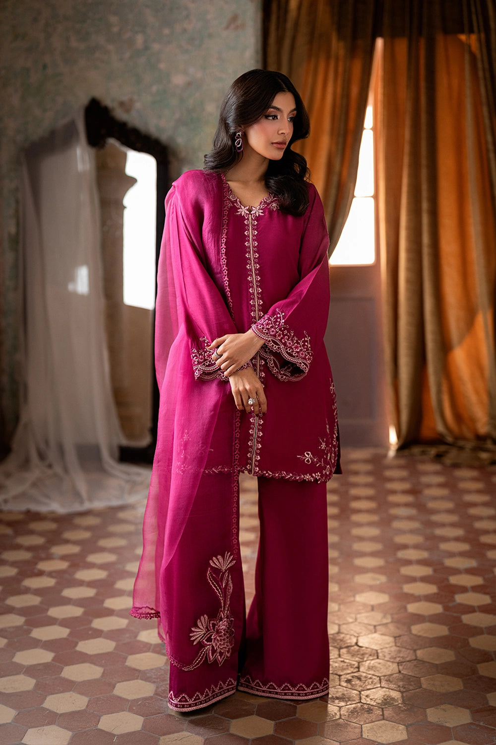 Azure | Vogue Formals | Aurora - Formal Dress - available at Maria Faisal in UK and USA.