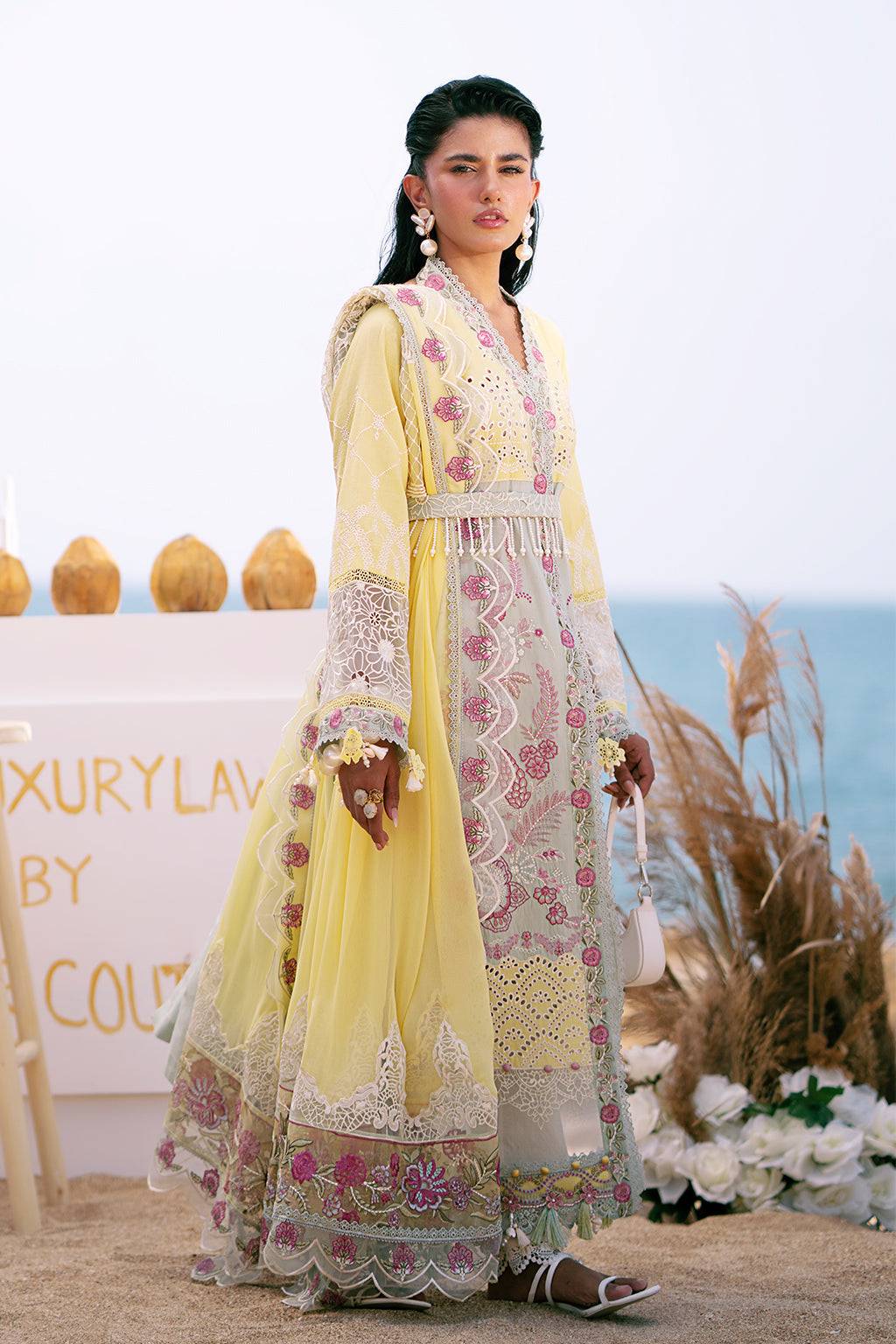 AJR Couture | Dastan Luxury Lawn 25 | Azure by Maria Faisal - Registered Vendor of : AJR Couture - type : Ladies Clothes - 100% original wedding dresses