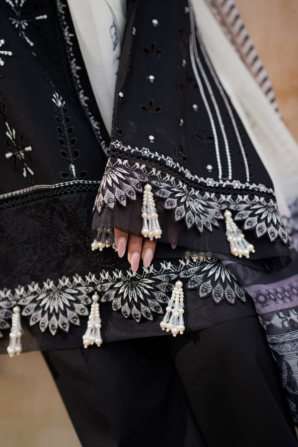 Azzal | Lawn 25 | SABLE - Ladies Clothes - Maria Faisal