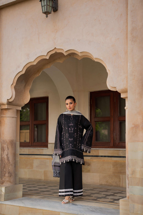 Azzal | Lawn 25 | SABLE - Ladies Clothes - Maria Faisal
