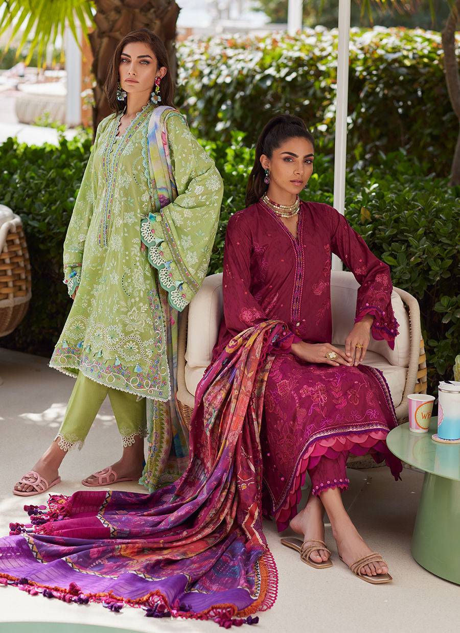 Farah Talib Aziz | WES - Luxury Unstitched 2025 | Betty Berry by Maria Faisal - Registered Vendor of : Farah Talib Aziz - type : Ladies Clothes - 100% original wedding dresses
