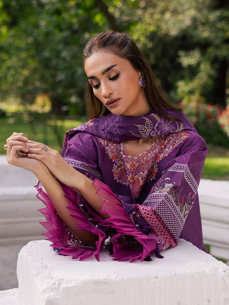 Parishay | IVY Bloom V2 Lawn | BLOOM-07 by Maria Faisal - Registered Vendor of : Parishay - type : Ladies Clothes - 100% original wedding dresses