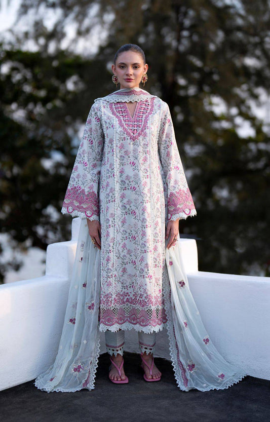 AJR Couture | Printakari Lawn 25 | Blush by Maria Faisal - Registered Vendor of : AJR Couture - type : Ladies Clothes - 100% original wedding dresses