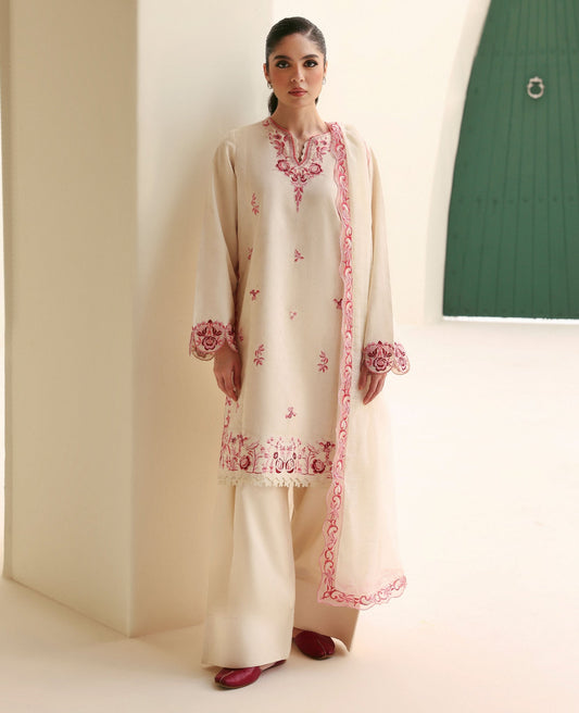 Republic Womenswear | Basics Pre Fall 25 | Camelia - Formal Dress - available at Maria Faisal in UK and USA.