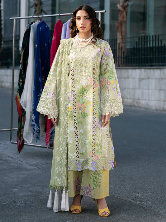 Mahnur | Broadway Luxury Lawn 26 | BW - 005 - Luxury Dress - available at Maria Faisal in UK and USA.