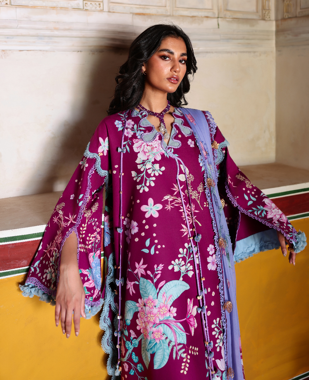 Republic Womenswear | Neoma Summer Prints 26 |Bahaar - Luxury Dress - available at Maria Faisal in UK and USA.