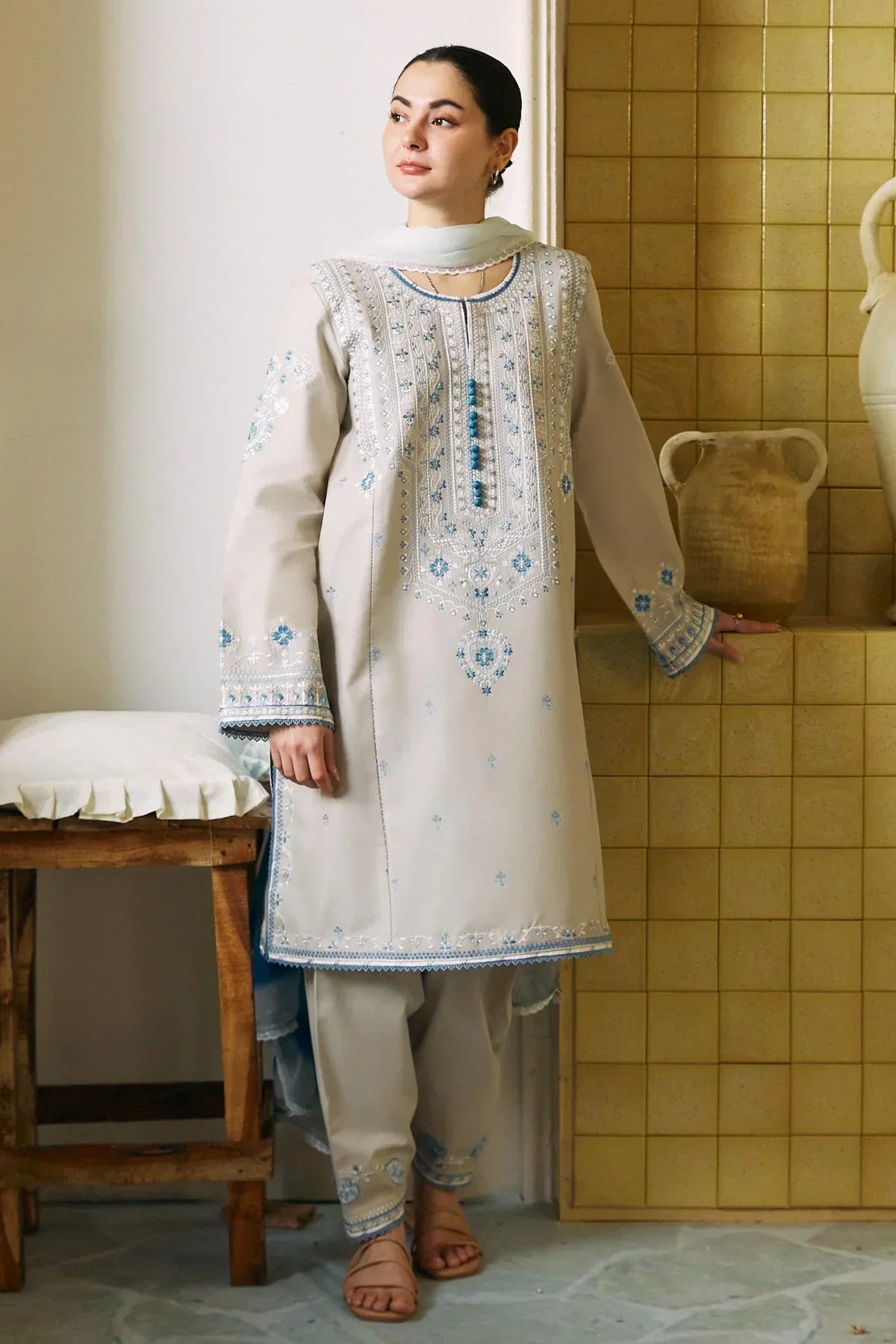 Zara Shahjahan | Coco Lawn 24 | BANO-2A - Ladies Clothes - Maria Faisal