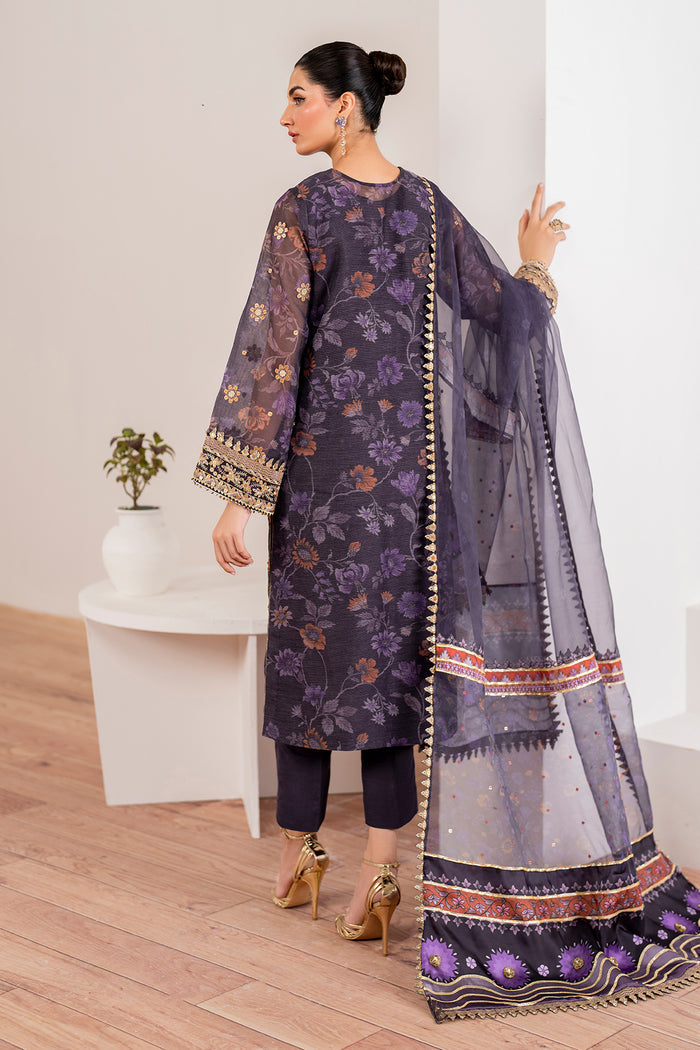 Baroque | Velvet Formals | COTTON NET UF-702 - Ladies Clothes 