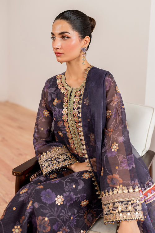 Baroque | Velvet Formals | COTTON NET UF-702 - Ladies Clothes 