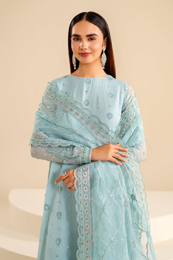 Baroque | Velvet Formals | CHIFFON UF-624 - Ladies Clothes 