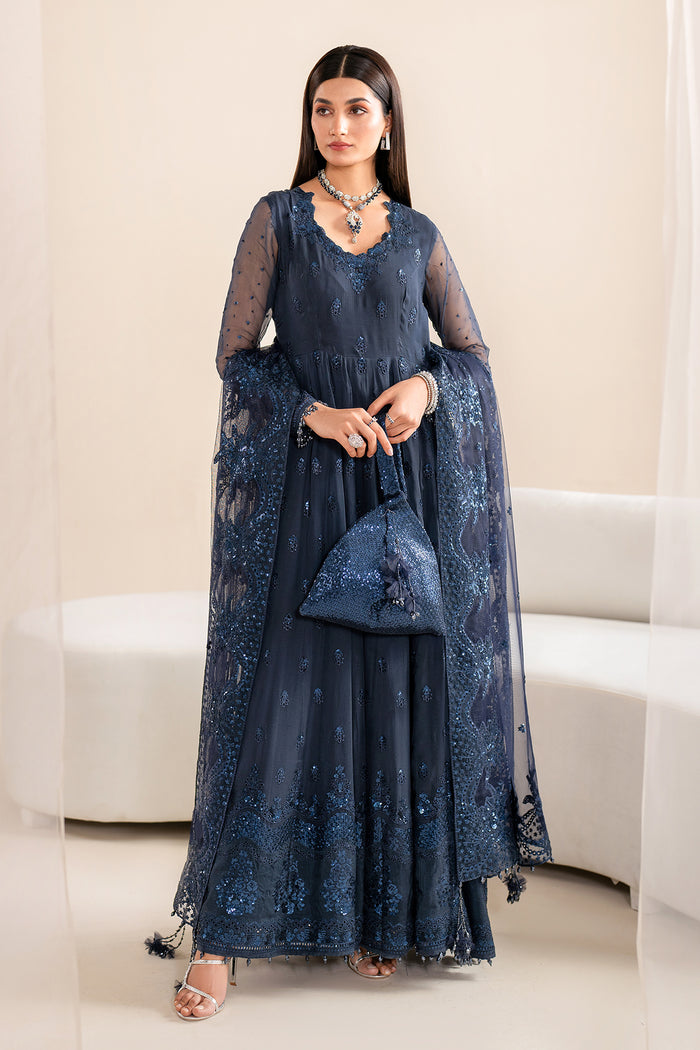Baroque | Velvet Formals | CHIFFON UF-617 - Ladies Clothes 