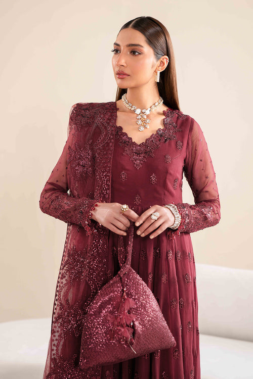 Baroque | Velvet Formals | CHIFFON UF-618 - Ladies Clothes 