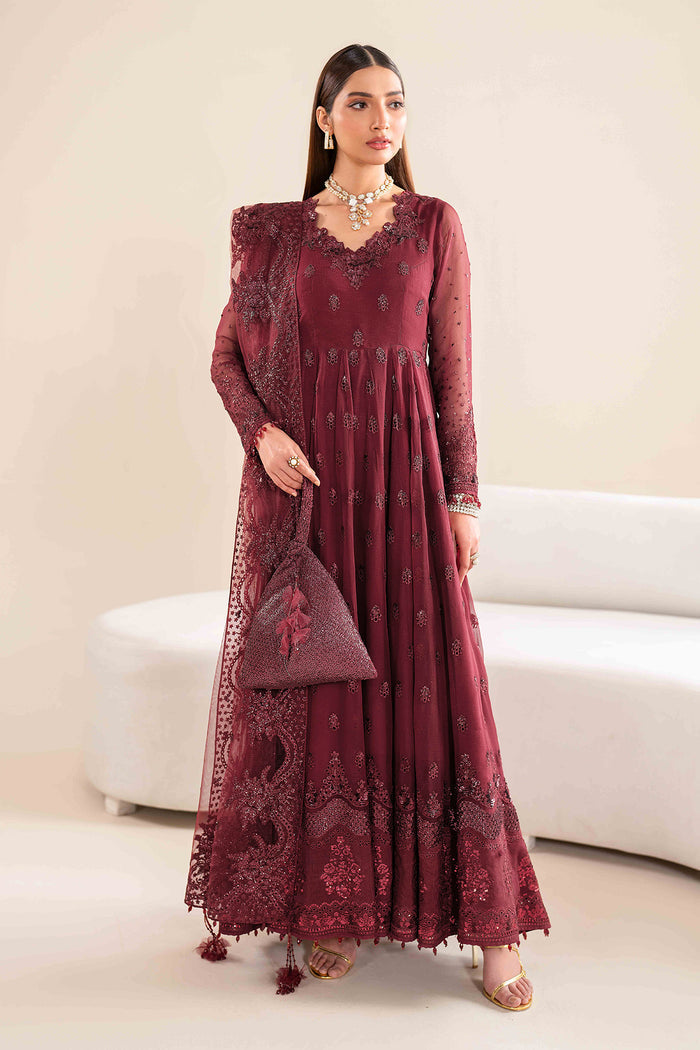 Baroque | Velvet Formals | CHIFFON UF-618 - Ladies Clothes 
