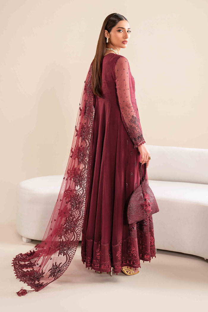 Baroque | Velvet Formals | CHIFFON UF-618 - Ladies Clothes 