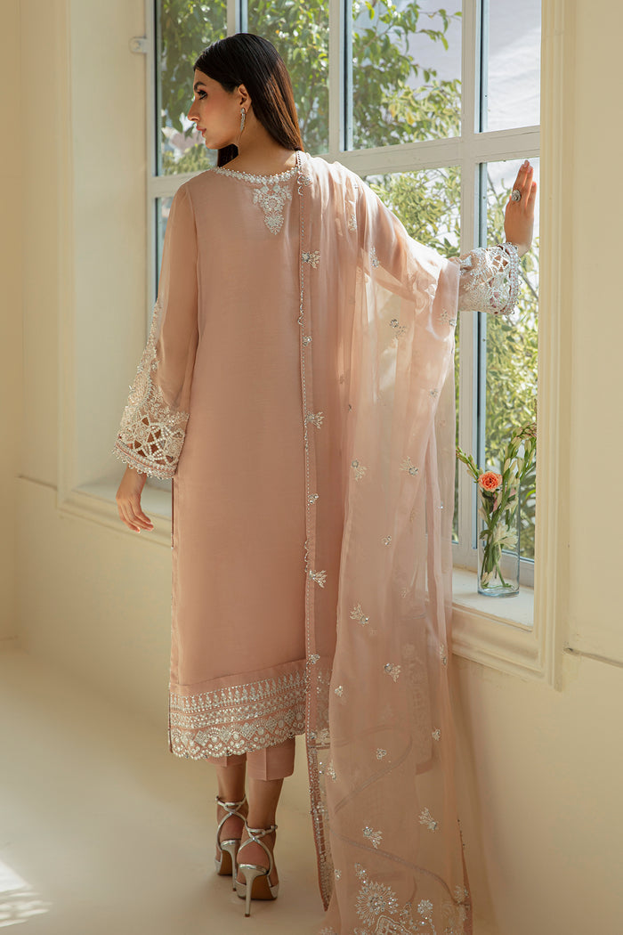 Baroque | Luxury Formals 24 | CHIFFON UF-389 - Designer Dress with Intricate embroidery and embellishments. Shop elegent wedding dress at Maria Faisal.