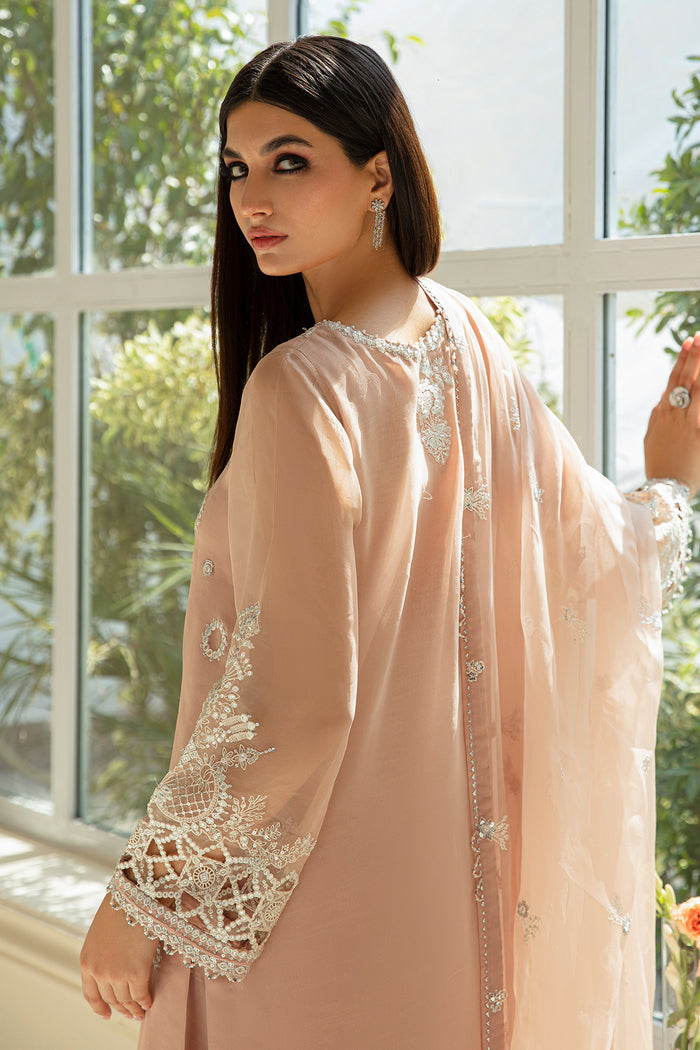 Baroque | Luxury Formals 24 | CHIFFON UF-389 - Designer Dress with Intricate embroidery and embellishments. Shop elegent wedding dress at Maria Faisal.