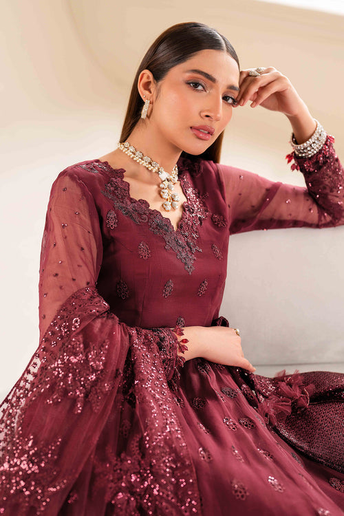 Baroque | Velvet Formals | CHIFFON UF-618 - Ladies Clothes 