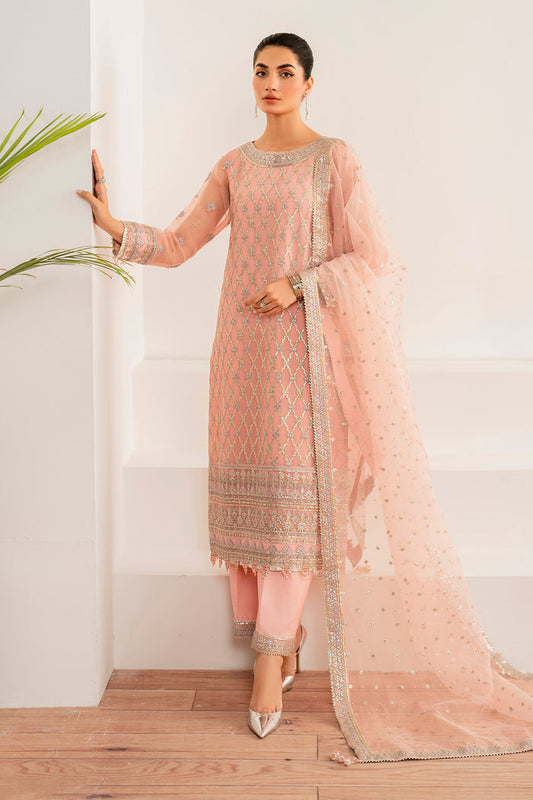 Baroque | Velvet Formals | CHIFFON UF-697 - Ladies Clothes 