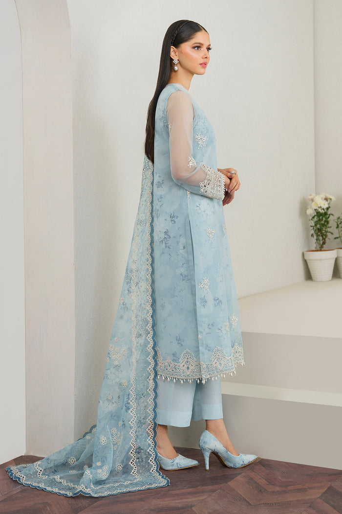 Baroque | Luxury Formals 24 | ORGANZA UF-522 - Designer Dress with Intricate embroidery and embellishments. Shop elegent wedding dress at Maria Faisal.