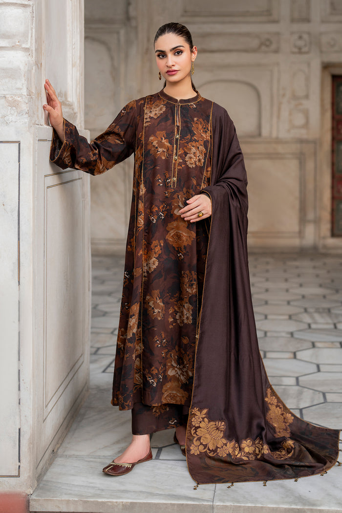 Baroque | Luxury Pret 24 | VISCOSE UF-719 - Designer Dress with Intricate embroidery and embellishments. Shop elegent wedding dress at Maria Faisal.