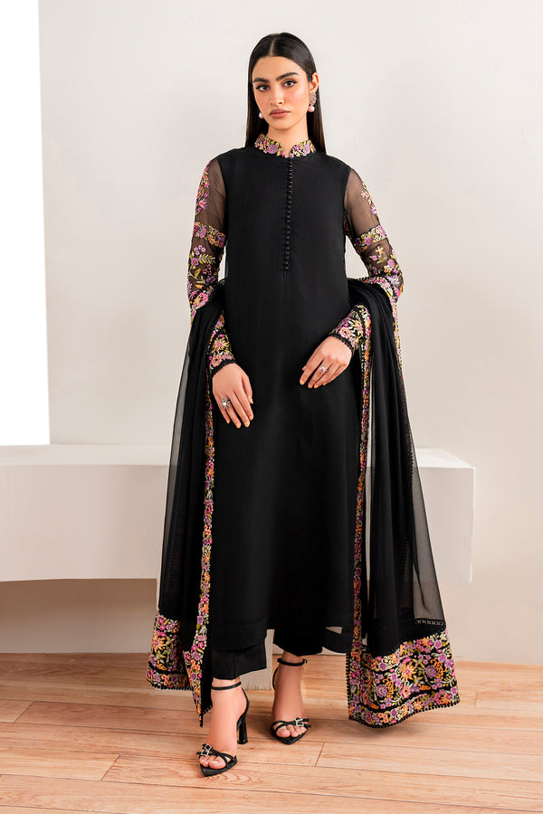 Baroque | Luxury Pret 24 | CHIFFON PR-979 - Designer Dress with Intricate embroidery and embellishments. Shop elegent wedding dress at Maria Faisal.