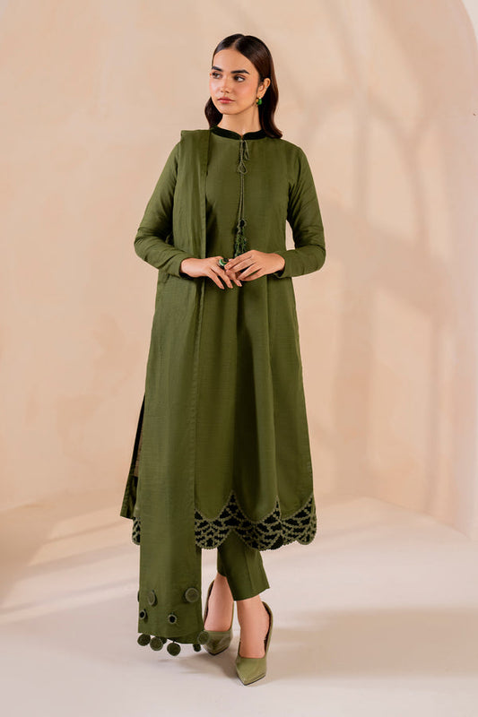 Baroque | Luxury Pret 24 | KHADDAR PR-1007 - Designer Dress with Intricate embroidery and embellishments. Shop elegent wedding dress at Maria Faisal.