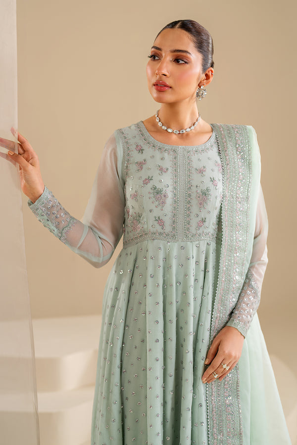 Baroque | Luxury Pret 24 | COTTON PATTI PR-984 - Designer Dress with Intricate embroidery and embellishments. Shop elegent wedding dress at Maria Faisal.