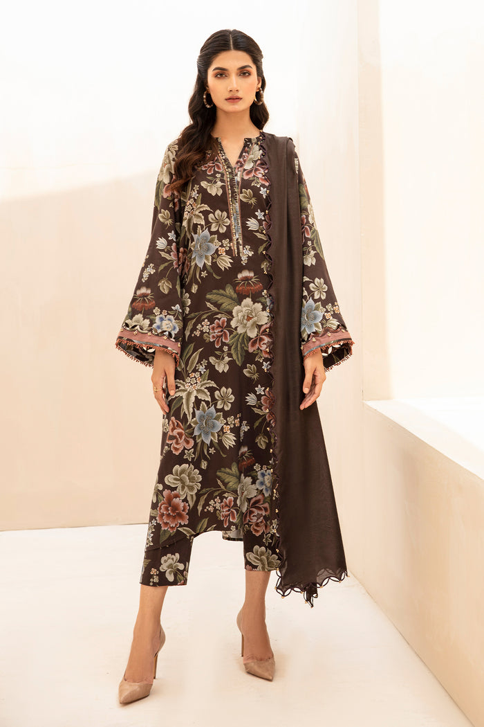 Baroque | Luxury Pret 24 | VISCOSE UF-432 - Designer Dress with Intricate embroidery and embellishments. Shop elegent wedding dress at Maria Faisal.