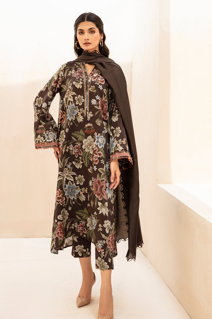 Baroque | Luxury Pret 24 | VISCOSE UF-432 - Designer Dress with Intricate embroidery and embellishments. Shop elegent wedding dress at Maria Faisal.