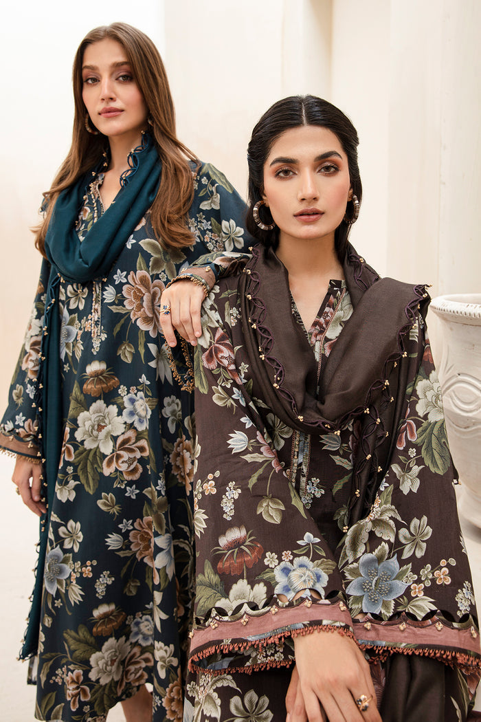 Baroque | Luxury Pret 24 | VISCOSE UF-432 - Designer Dress with Intricate embroidery and embellishments. Shop elegent wedding dress at Maria Faisal.