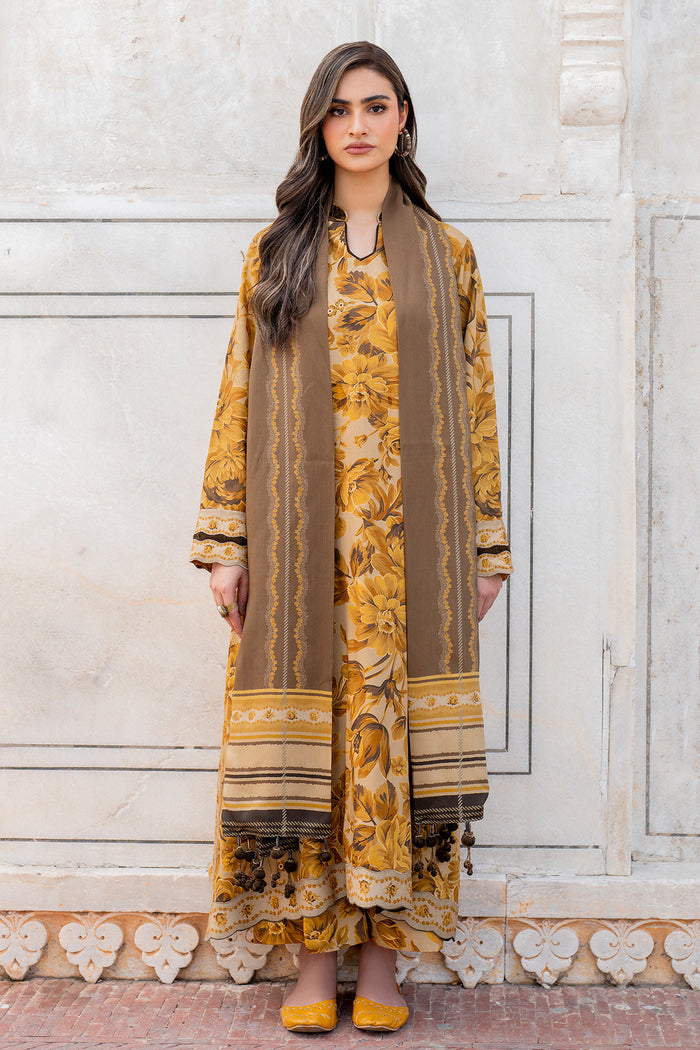 Baroque | Luxury Pret 24 | VISCOSE UF-737 - Designer Dress with Intricate embroidery and embellishments. Shop elegent wedding dress at Maria Faisal.