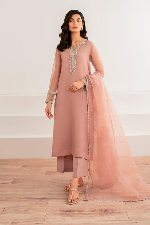 Baroque | Luxury Pret 24 | CHIFFON PR-994 - Designer Dress with Intricate embroidery and embellishments. Shop elegent wedding dress at Maria Faisal.