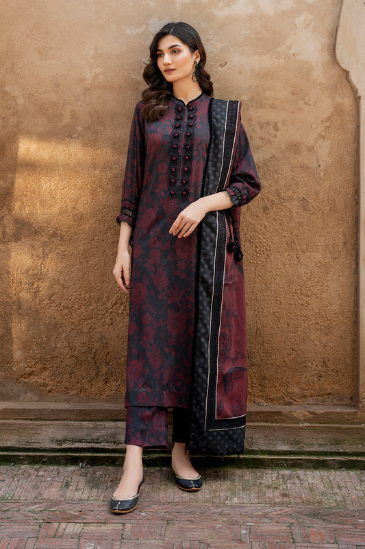 Baroque | Luxury Pret 24 | VISCOSE UF-741 - Designer Dress with Intricate embroidery and embellishments. Shop elegent wedding dress at Maria Faisal.