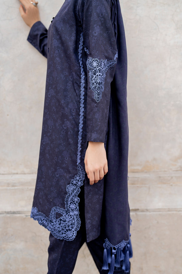 Baroque | Luxury Pret 24 | VISCOSE UF-726 - Designer Dress with Intricate embroidery and embellishments. Shop elegent wedding dress at Maria Faisal.