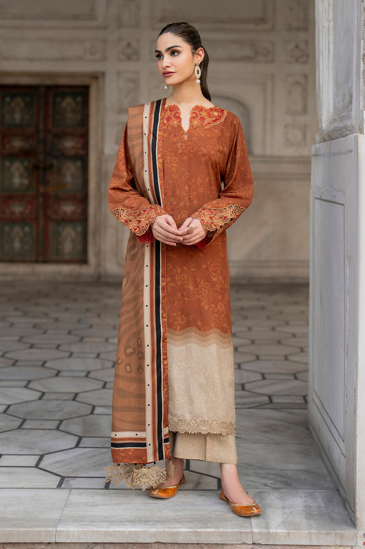 Baroque | Luxury Pret 24 | VISCOSE UF-720 - Designer Dress with Intricate embroidery and embellishments. Shop elegent wedding dress at Maria Faisal.